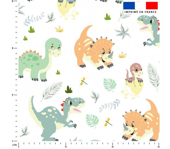 Tissu Dinosaure Tissus Print