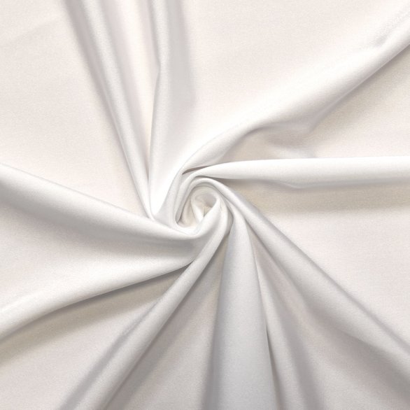 Lycra fabric (Shiny) - White