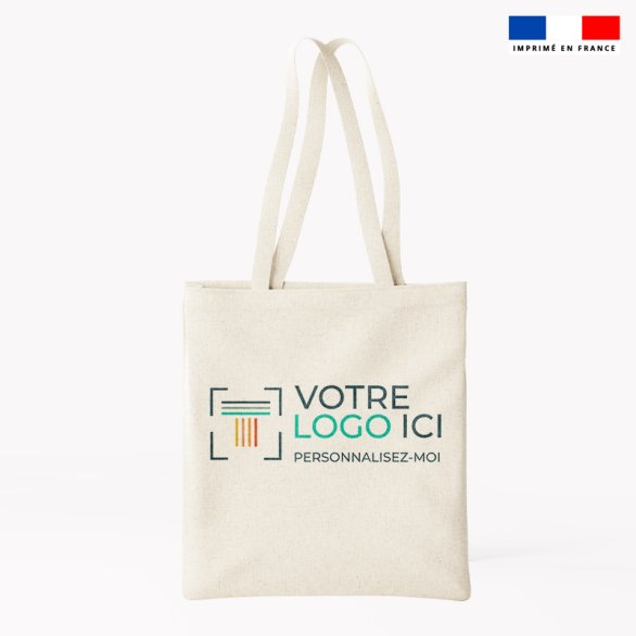 Tote-bag coton naturel personnalisé