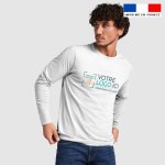 T-shirt Homme Manches Longues Personnalisé