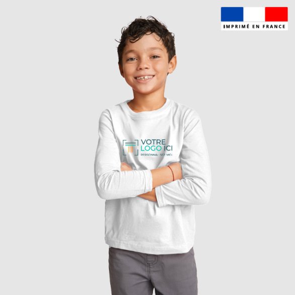 T-shirt enfant manches longue personnalisé