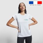 T-shirt sport femme personnalisé